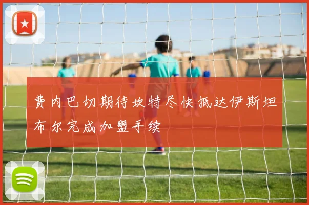 费内巴切期待坎特尽快抵达伊斯坦布尔完成加盟手续