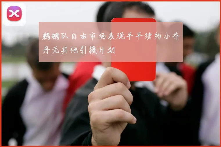 鹈鹕队自由市场表现平平续约小乔丹无其他引援计划